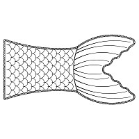 mermaid tail xtr small